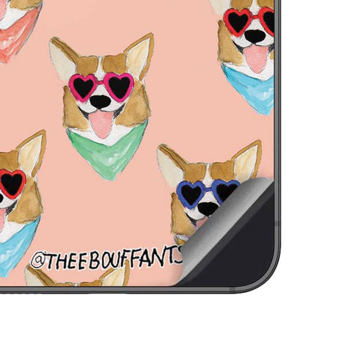 Bouffants and Broken Hearts Corgi Love Galaxy A14 5G Skin